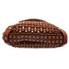 Image 4 : Kooba Brown Leather Rope Woven Studded Hobo Shoulder Bag