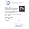 Image 5 : 1.10 ctw Blue Sapphire and Diamond Ring - 18KT White Gold