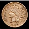 Image 2 : 1908 Indian Cent 1c Grades Choice AU/BU Slider