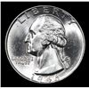 Image 2 : 1946-p Washington Quarter 25c Grades Choice Unc