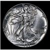 Image 2 : 1941-p Walking Liberty Half Dollar 50c Grades Choice Unc