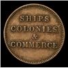 Image 3 : 1835 Ships, Colonies & Commerce Canadian HTT 1c Grades xf