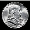 Image 2 : 1954-p Franklin Half Dollar 50c Grades Select Unc+ FBL