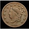 Image 2 : 1833 Coronet Head Large Cent 1c Grades f+