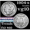 Image 1 : 1904-s Morgan Dollar $1 Grades vg+