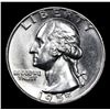 Image 2 : 1955-d Washington Quarter 25c Grades GEM Unc