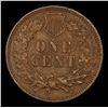 Image 3 : 1874 Indian Cent 1c Grades Unc Details