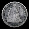 Image 2 : 1872-p Seated Liberty Half Dime 1/2 10c Grades f, fine