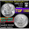 Image 1 : ***Auction Highlight*** 1882-o/s Morgan Dollar $1 Graded Select+ Unc By USCG (fc)
