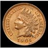 Image 2 : 1904 Indian Cent 1c Grades Select+ Unc RB