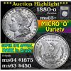 Image 1 : ***Auction Highlight*** 1880-o Micro o Morgan Dollar $1 Graded Select+ Unc By USCG (fc)