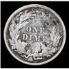 Image 3 : 1877-p Seated Liberty Dime 10c Grades xf details