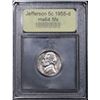 Image 2 : ***Auction Highlight*** 1955-d Jefferson Nickel 5c Graded Choice Unc 5fs By USCG (fc)