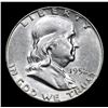 Image 2 : 1952-d Franklin Half Dollar 50c Grades Select Unc