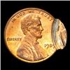 Image 2 : 1985-p Mint Error 'Double strike w/brokage' Lincoln Cent 1c Grades Select Unc RB