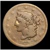 Image 2 : 1839 Booby Head Coronet Head Large Cent 1c Grades vf, very fine