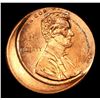 Image 2 : 1999-p Mint Error '15% off center strike' Lincoln Cent 1c Grades Choice Unc RD
