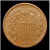 Image 2 : 1865 Two Cent Piece 2c Grades vf++