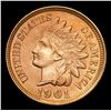 Image 2 : 1901 Indian Cent 1c Grades Select Unc RB
