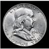 Image 2 : 1949-p Franklin Half Dollar 50c Grades Select Unc