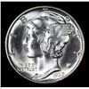 Image 2 : 1939-p Mercury Dime 10c Grades Choice Unc+ FSB