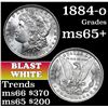 Image 1 : 1884-o Morgan Dollar $1 Grades GEM+ Unc