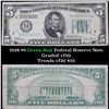 Image 1 : 1928 $5 Green Seal $5 Federal Reserve Note Grades vf, very fine