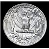 Image 3 : 1964-d Washington Quarter 25c Grades GEM Unc