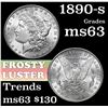Image 1 : 1890-s Morgan Dollar $1 Grades Select Unc