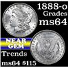 Image 1 : 1888-o Morgan Dollar $1 Grades Choice Unc