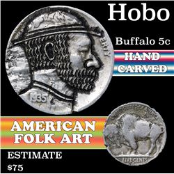 Hobo Buffalo Nickel 5c