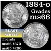 Image 1 : 1884-o Morgan Dollar $1 Grades GEM+ Unc