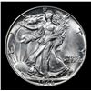 Image 2 : 1946-p Walking Liberty Half Dollar 50c Grades Choice Unc