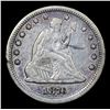 Image 2 : 1876-cc Seated Liberty Quarter 25c Grades vf++