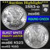 Image 1 : ***Auction Highlight*** 1883-o Morgan Dollar $1 Graded GEM+ Unc By USCG (fc)