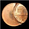 Image 3 : No Date Mint Error '70% off center' Lincoln Cent 1c Grades GEM Unc RD