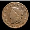Image 2 : 1829 Coronet Head Large Cent 1c Grades vg+