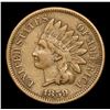 Image 2 : 1859 Indian Cent 1c Grades xf+