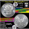 Image 1 : ***Auction Highlight*** 1896-p Morgan Dollar $1 Graded GEM Unc DMPL By USCG (fc)