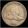 Image 2 : 1858 LL Flying Eagle Cent 1c Grades vf+