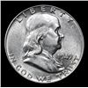 Image 2 : 1949-p Franklin Half Dollar 50c Grades Select Unc