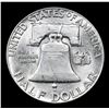 Image 3 : 1949-p Franklin Half Dollar 50c Grades Select Unc