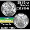 Image 1 : 1881-o Morgan Dollar $1 Grades Choice Unc