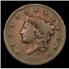 Image 2 : 1836 Coronet Head Large Cent 1c Grades vf+