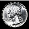 Image 2 : 1954-d Washington Quarter 25c Grades Choice+ Unc