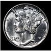 Image 2 : 1940-p Mercury Dime 10c Grades GEM Unc
