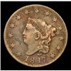 Image 2 : 1817 Coronet Head Large Cent 1c Grades xf
