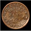 Image 3 : (1863) Ohio Civil War Token 1c Grades vf+