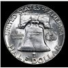 Image 3 : 1955-p Franklin Half Dollar 50c Grades Select Unc FBL