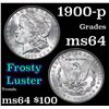 Image 1 : 1900-p Morgan Dollar $1 Grades Choice Unc